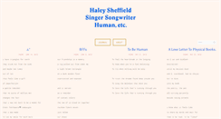 Desktop Screenshot of haleysheffield.com